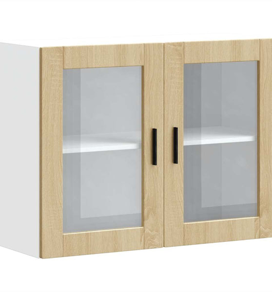 Küchen-Hängeschrank mit Glastür Porto Sonoma-Eiche