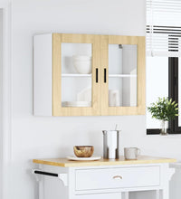 Küchen-Hängeschrank mit Glastür Porto Sonoma-Eiche