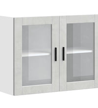 Küchen-Hängeschrank mit Glastür Porto Betongrau