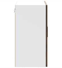 Küchen-Hängeschrank mit Glastür Porto Räuchereiche