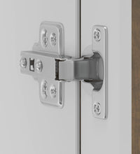 Küchen-Hängeschrank mit Glastür Porto Räuchereiche