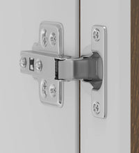 Küchen-Hängeschrank mit Glastür Porto Braun Eichen-Optik