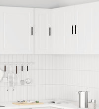 Küchen-Eckhängeschrank Porto Weiß Holzwerkstoff