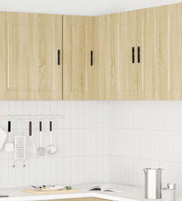 Küchen-Eckhängeschrank Porto Sonoma-Eiche Holzwerkstoff