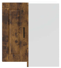 Küchen-Eckhängeschrank Porto Räuchereiche Holzwerkstoff