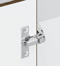 Küchen-Eckhängeschrank Porto Braun Eichen-Optik Holzwerkstoff