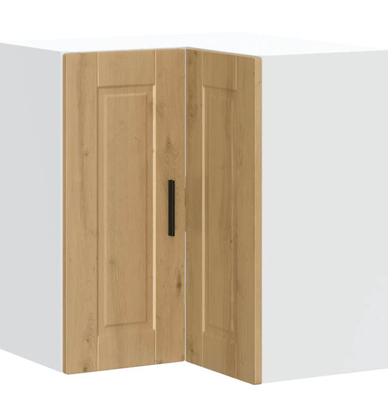 Küchen-Eckhängeschrank Porto Artisan-Eiche Holzwerkstoff