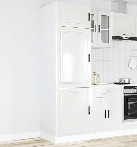 Küchenschrank Porto Hochglanz-Weiß Holzwerkstoff