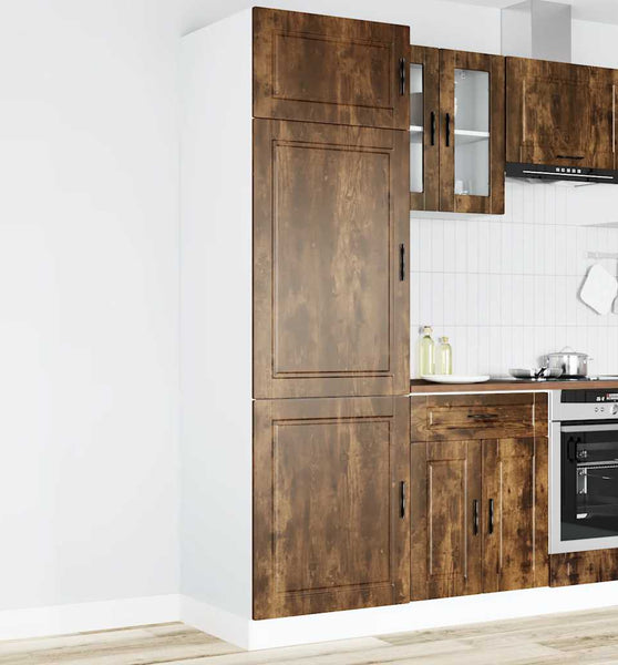 Küchenschrank Porto Räuchereiche Holzwerkstoff