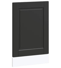 Geschirrspülerblende Porto Schwarz 45x1,5x67 cm Holzwerkstoff