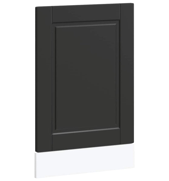 Geschirrspülerblende Porto Schwarz 45x1,5x67 cm Holzwerkstoff