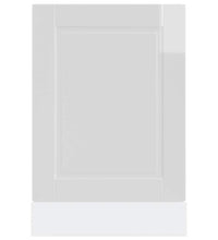 Geschirrspülerblende Porto Hochglanz-Weiß 45x1,5x67 cm