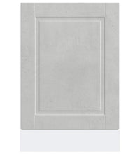 Geschirrspülerblende Porto Betongrau 45x1,5x67 cm Holzwerkstoff