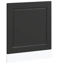 Geschirrspülerblende Porto Schwarz 60x1,5x67 cm Holzwerkstoff