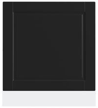 Geschirrspülerblende Porto Schwarz 60x1,5x67 cm Holzwerkstoff