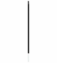 Geschirrspülerblende Porto Schwarz 60x1,5x67 cm Holzwerkstoff