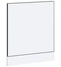 Geschirrspülerblende Porto Schwarz 60x1,5x67 cm Holzwerkstoff