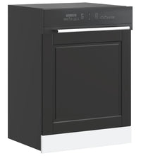 Geschirrspülerblende Porto Schwarz 60x1,5x67 cm Holzwerkstoff