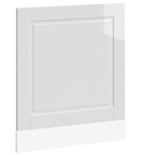 Geschirrspülerblende Porto Hochglanz-Weiß 60x1,5x67 cm
