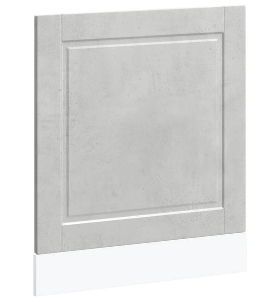 Geschirrspülerblende Porto Betongrau 60x1,5x67 cm Holzwerkstoff