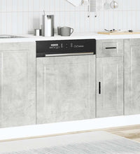 Geschirrspülerblende Porto Betongrau 60x1,5x67 cm Holzwerkstoff