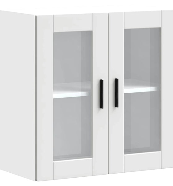 Küchen-Hängeschrank mit Glastür Porto Weiß