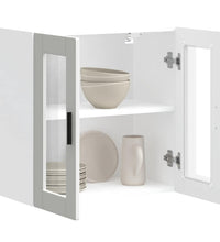 Küchen-Hängeschrank mit Glastür Porto Weiß