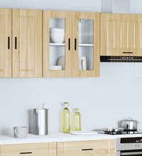 Küchen-Hängeschrank mit Glastür Porto Sonoma-Eiche