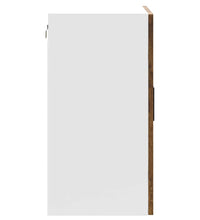 Küchen-Hängeschrank mit Glastür Porto Räuchereiche
