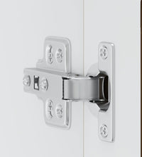 Küchen-Hängeschrank mit Glastür Porto Braun Eichen-Optik