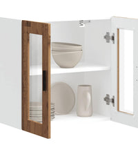Küchen-Hängeschrank mit Glastür Porto Altholz-Optik