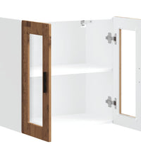 Küchen-Hängeschrank mit Glastür Porto Altholz-Optik