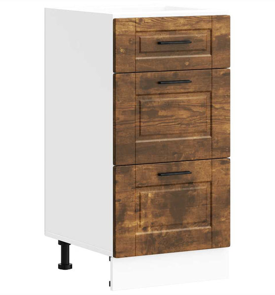 Küchenunterschrank Porto Räuchereiche Holzwerkstoff