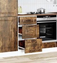 Küchenunterschrank Porto Räuchereiche Holzwerkstoff
