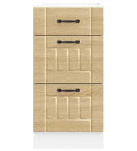 Küchen-Unterschrank Lucca Sonoma-Eiche Holzwerkstoff