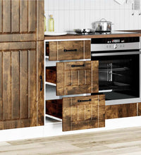 Küchen-Unterschrank Lucca Räuchereiche Holzwerkstoff