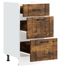 Küchen-Unterschrank Lucca Räuchereiche Holzwerkstoff