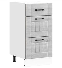 Küchen-Unterschrank Lucca Grau Sonoma Holzwerkstoff