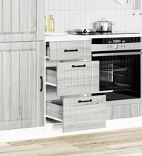 Küchen-Unterschrank Lucca Grau Sonoma Holzwerkstoff