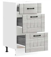 Küchen-Unterschrank Lucca Grau Sonoma Holzwerkstoff