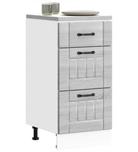 Küchen-Unterschrank Lucca Grau Sonoma Holzwerkstoff
