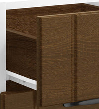 Küchen-Unterschrank Lucca Braun Eichen-Optik Holzwerkstoff