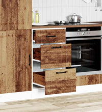 Küchen-Unterschrank Lucca Altholz-Optik Holzwerkstoff