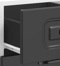 Küchenunterschrank Kalmar Schwarz Holzwerkstoff