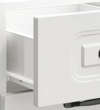 Küchenunterschrank Kalmar Hochglanz-Weiß Holzwerkstoff