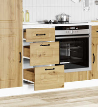 Küchenunterschrank Kalmar Artisan-Eiche Holzwerkstoff