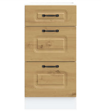 Küchenunterschrank Kalmar Artisan-Eiche Holzwerkstoff
