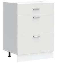 Küchenunterschrank Weiß Holzwerkstoff
