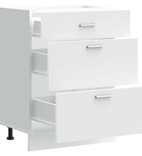 Küchenunterschrank Weiß Holzwerkstoff