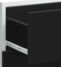 Küchenunterschrank Schwarz Holzwerkstoff
